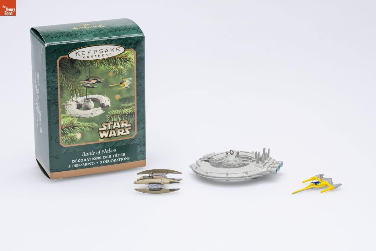 Hallmark "Star Wars Episode I: Battle of Naboo" Miniature Christmas Ornaments, 2001