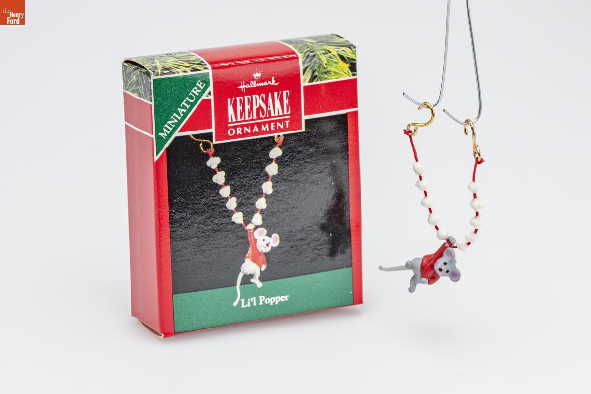 Hallmark "Li'l Popper" Miniature Christmas Ornament, 1991