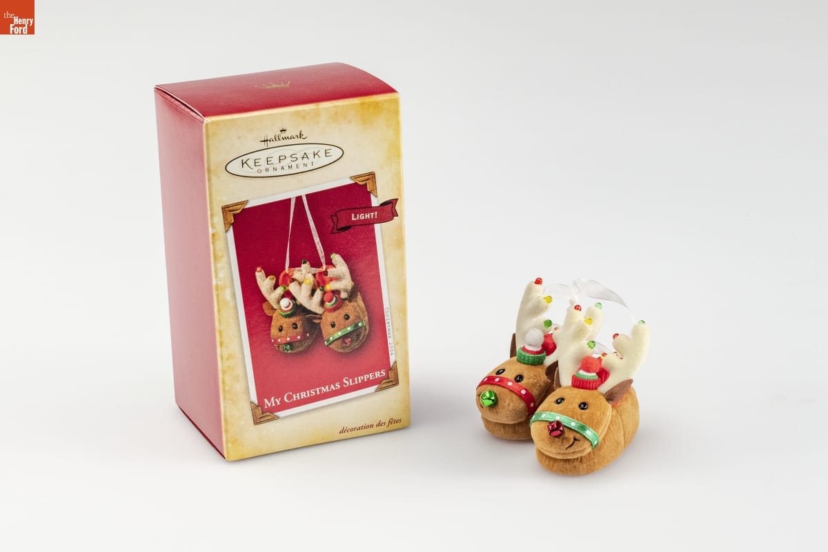 Hallmark "My Christmas Slippers" Christmas Ornament, 2004