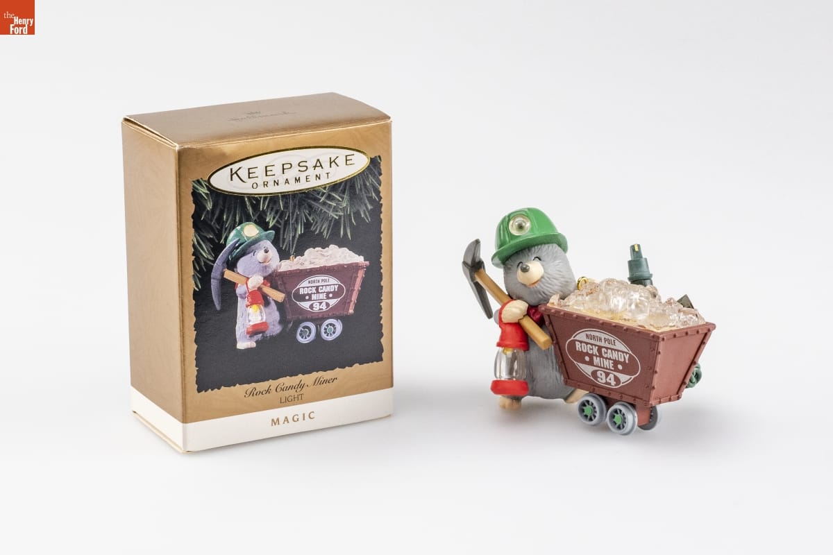 Hallmark "Rock Candy Miner" Christmas Ornament, 1994