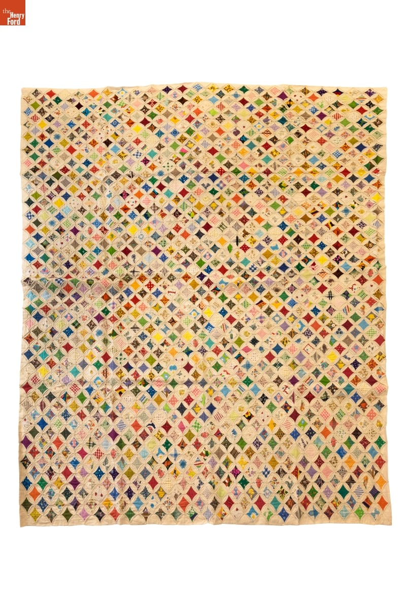 Cathedral Windows Quilt, 1965-1970