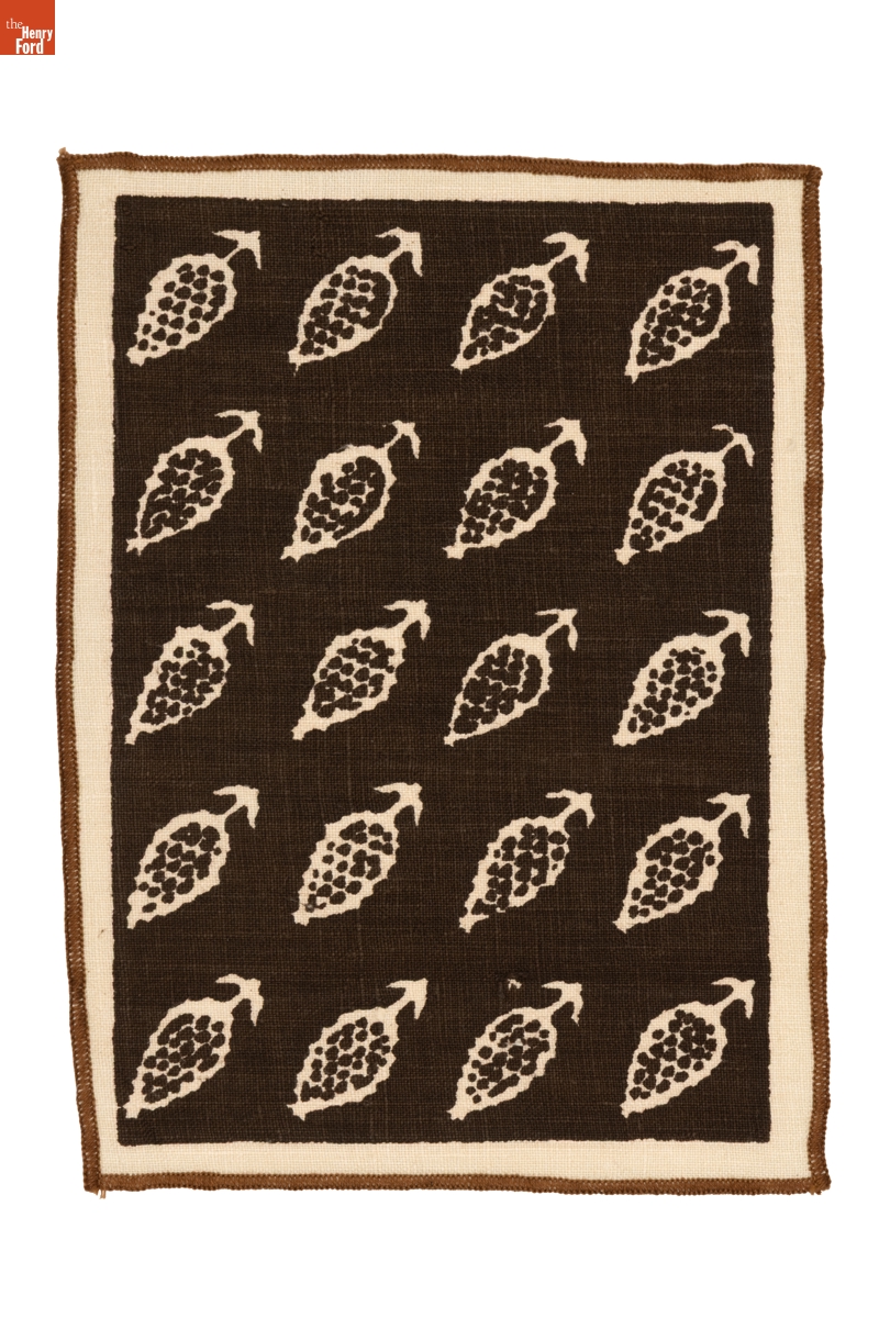 "Brown Pinecone" Cocktail Napkin, 1936