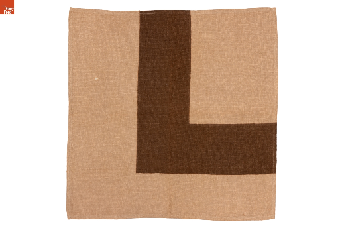"Instead Of" Napkin, 1934