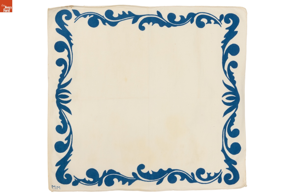 "Flora Americana" Napkin, 1937