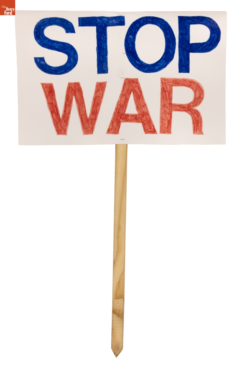 "Stop War" Sign, 2026