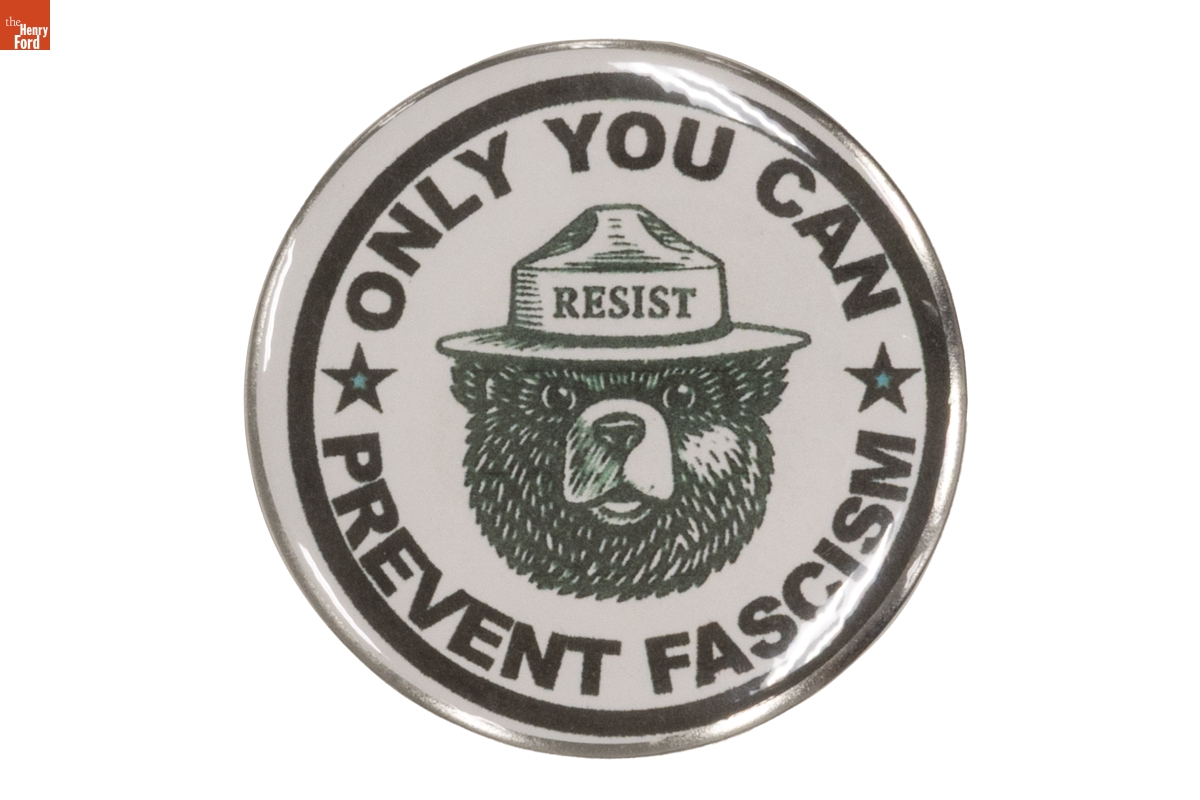 "Only You Can Prevent Fascism" Button, 2026