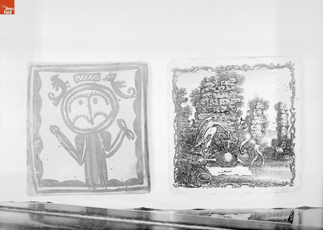 Decorative Tiles from the Collection of W. G. Bowdoin, Long Island Historical Society, 1890-1915