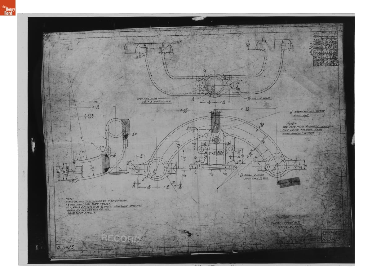 Updraft Intake Drawing,