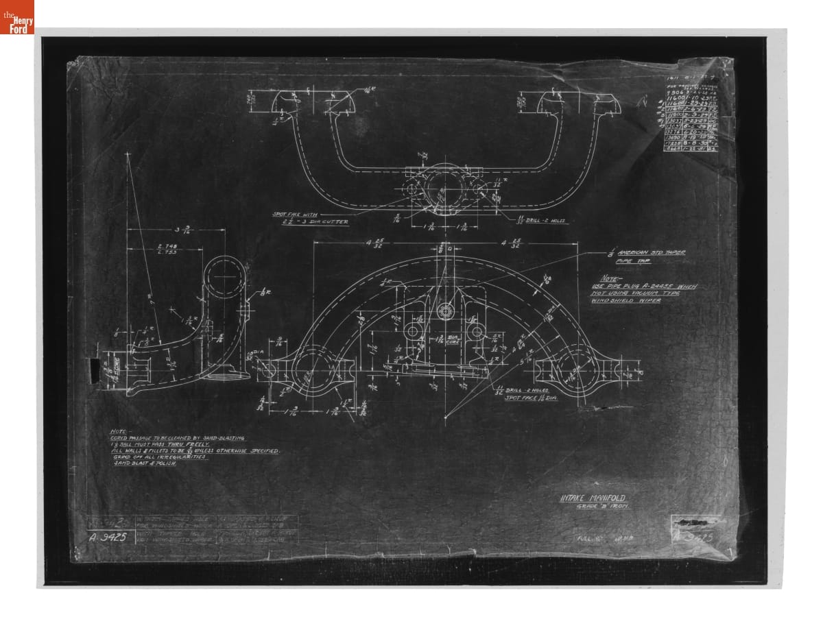 Updraft Intake Drawing,