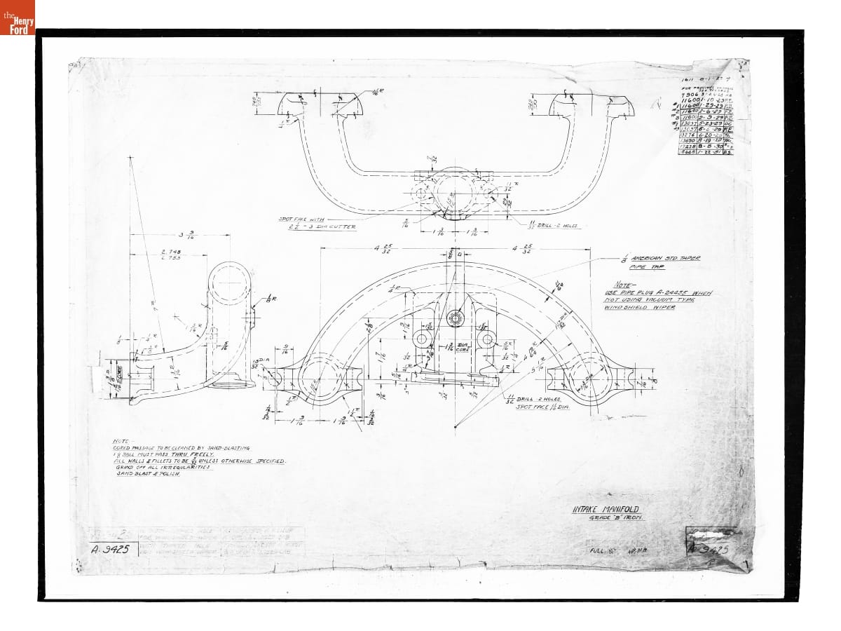 Updraft Intake Drawing,