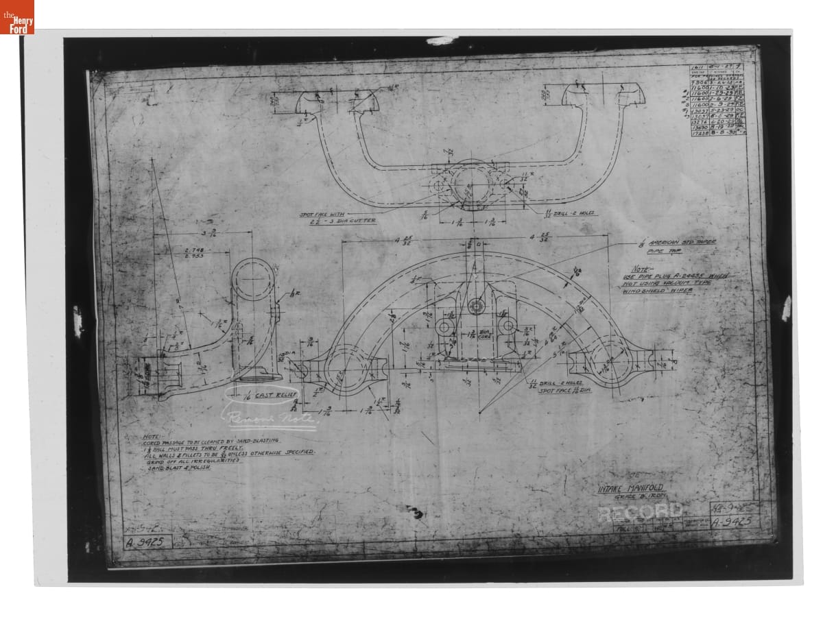 Updraft Intake Drawing,
