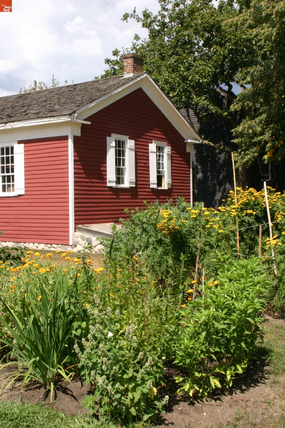Garden by Dr. Howard's Office in Greenfield Village, August 2008