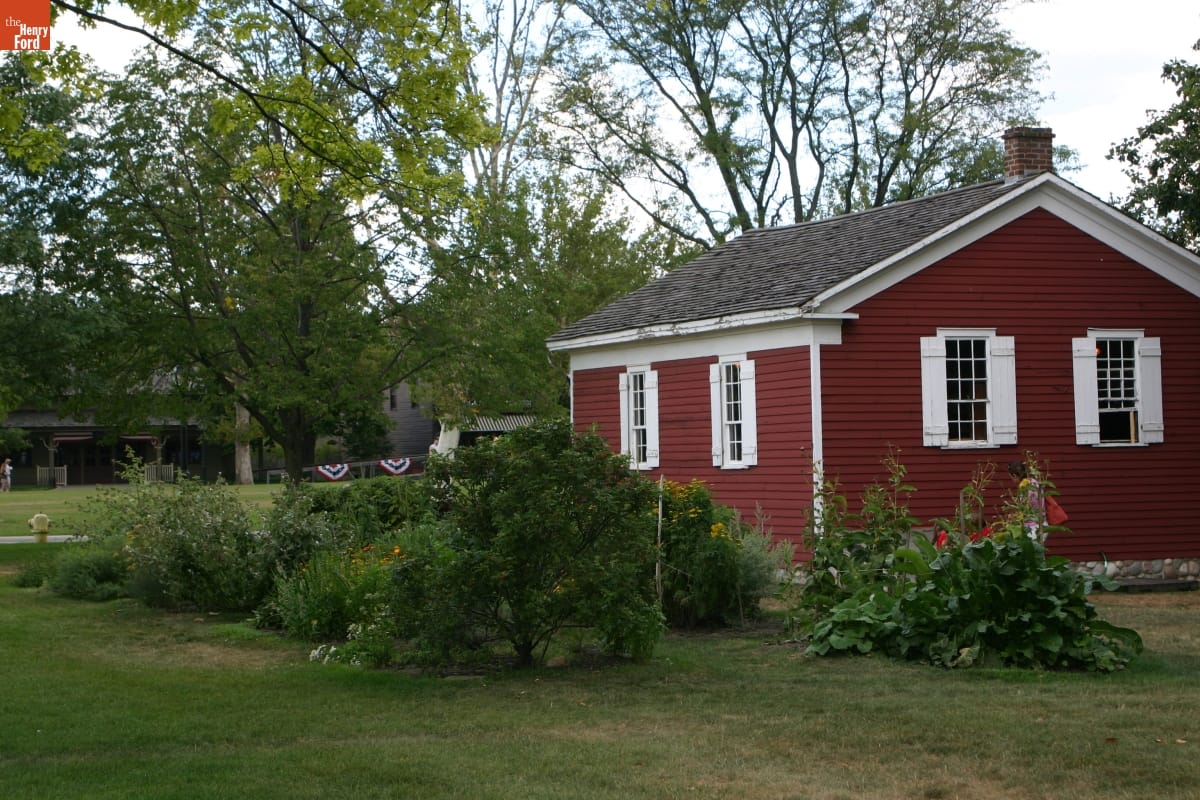 Garden by Dr. Howard's Office in Greenfield Village, August 2008