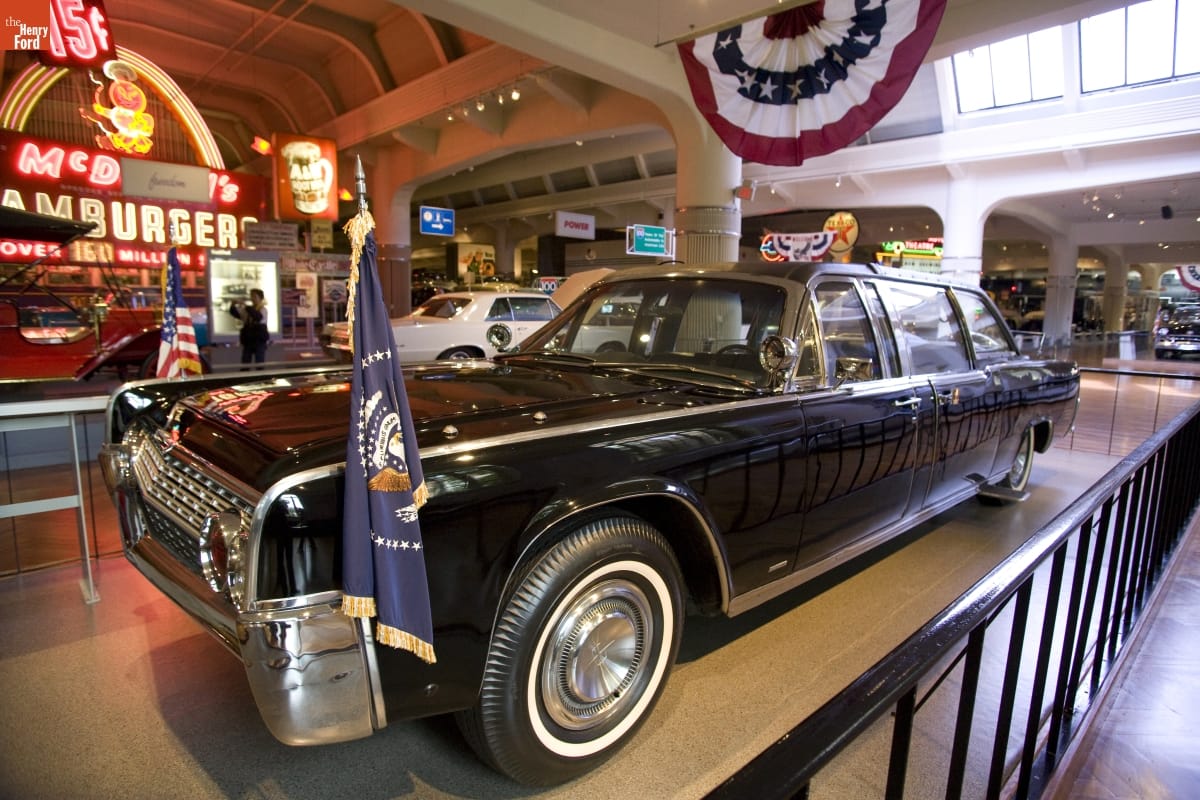 1961 Lincoln Continental Presidential Limousine Used by John F. Kennedy, Photographed in Henry Ford Museum, 2007