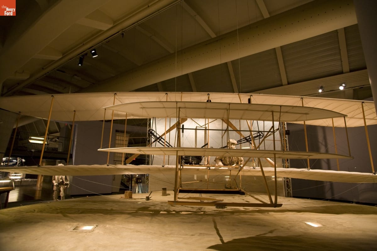 Replica of the 1903 Wright Flyer on Exhibit in Henry Ford Museum, September 2007