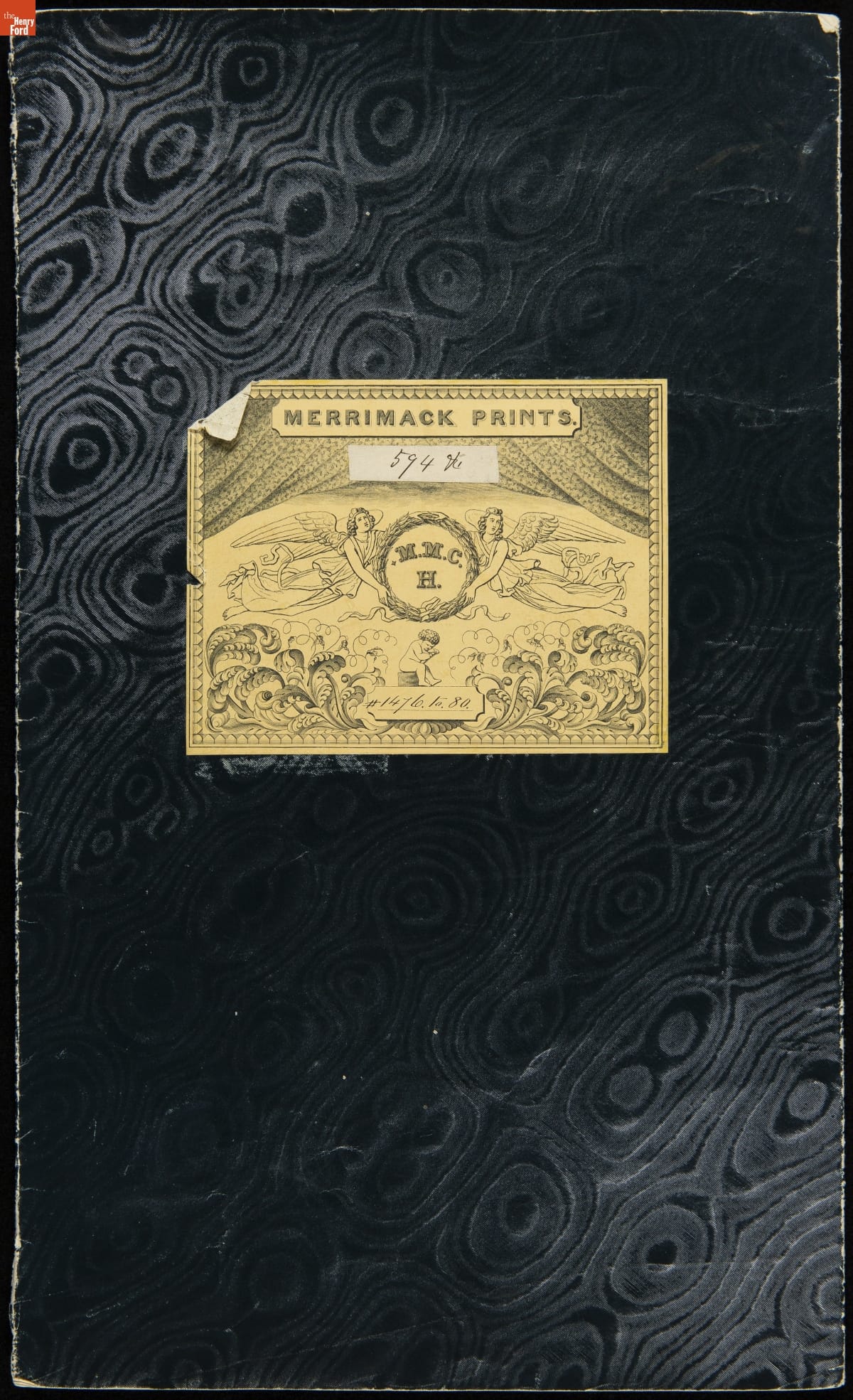 Merrimack Manufacturing Company Fabric Sample Folder, 1822-1880