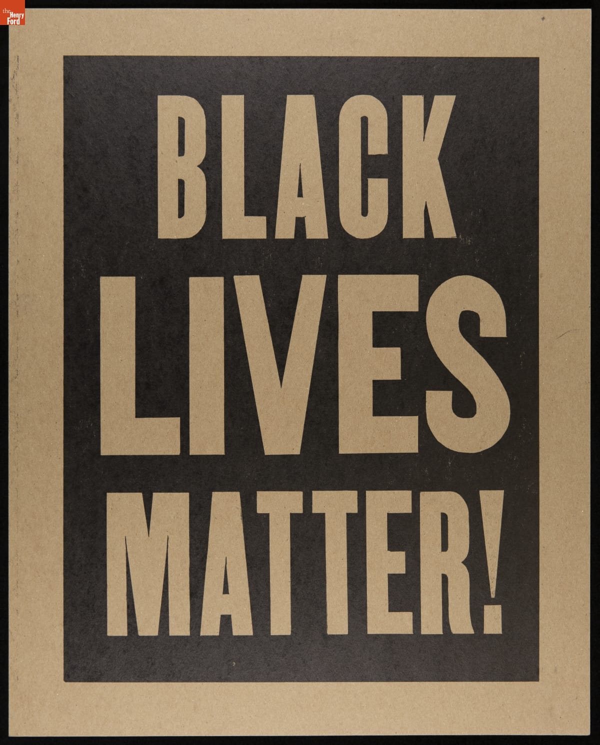 Protest Poster, "Black Lives Matter!," 2020