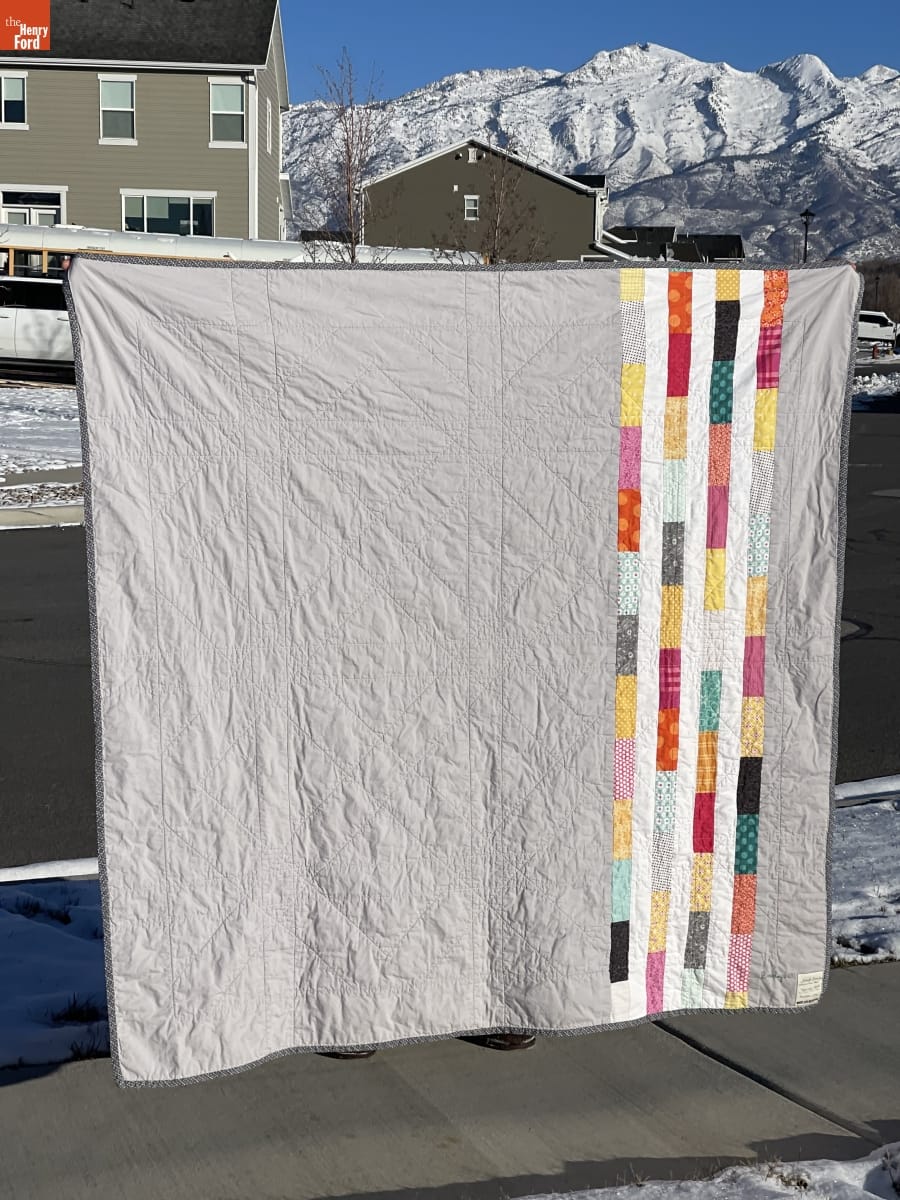 Back of "Supernova" Quilt, Created by Jennifer Barclay in 2011