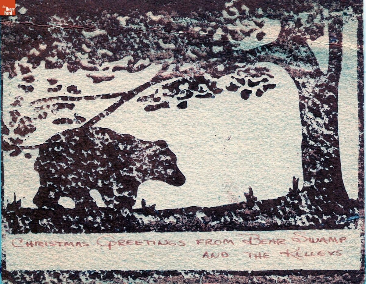 "Christmas Greetings from Bear Swamp and the Kelleys," 1960