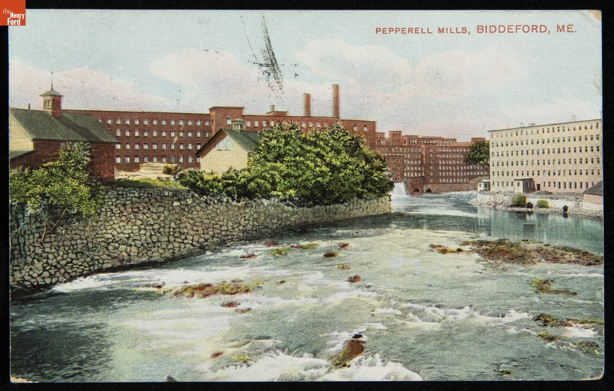 "Pepperell Mills, Biddeford, Me.," April 19, 1909