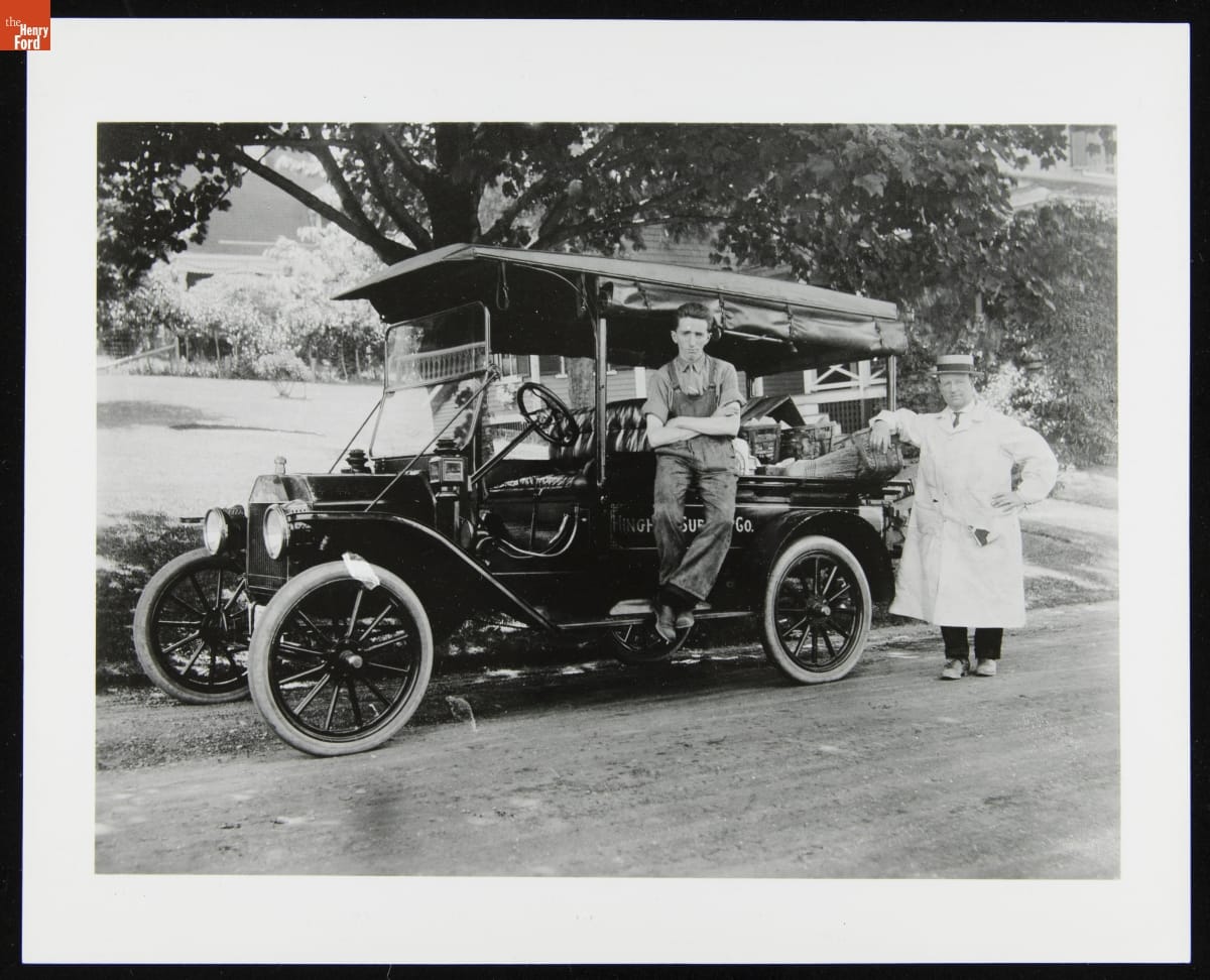 Ford Model T Delivery Car Used by Hingham Supply Co., Hingham, Massachusetts, 1914