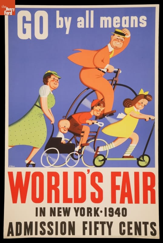 Advertising Poster, "Go By All Means: World's Fair in New York," 1940