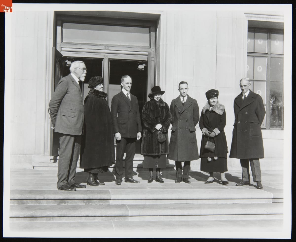 The Fords and Lelands at the Acquisition of Lincoln Motor Co. by Ford Motor Co., 1922