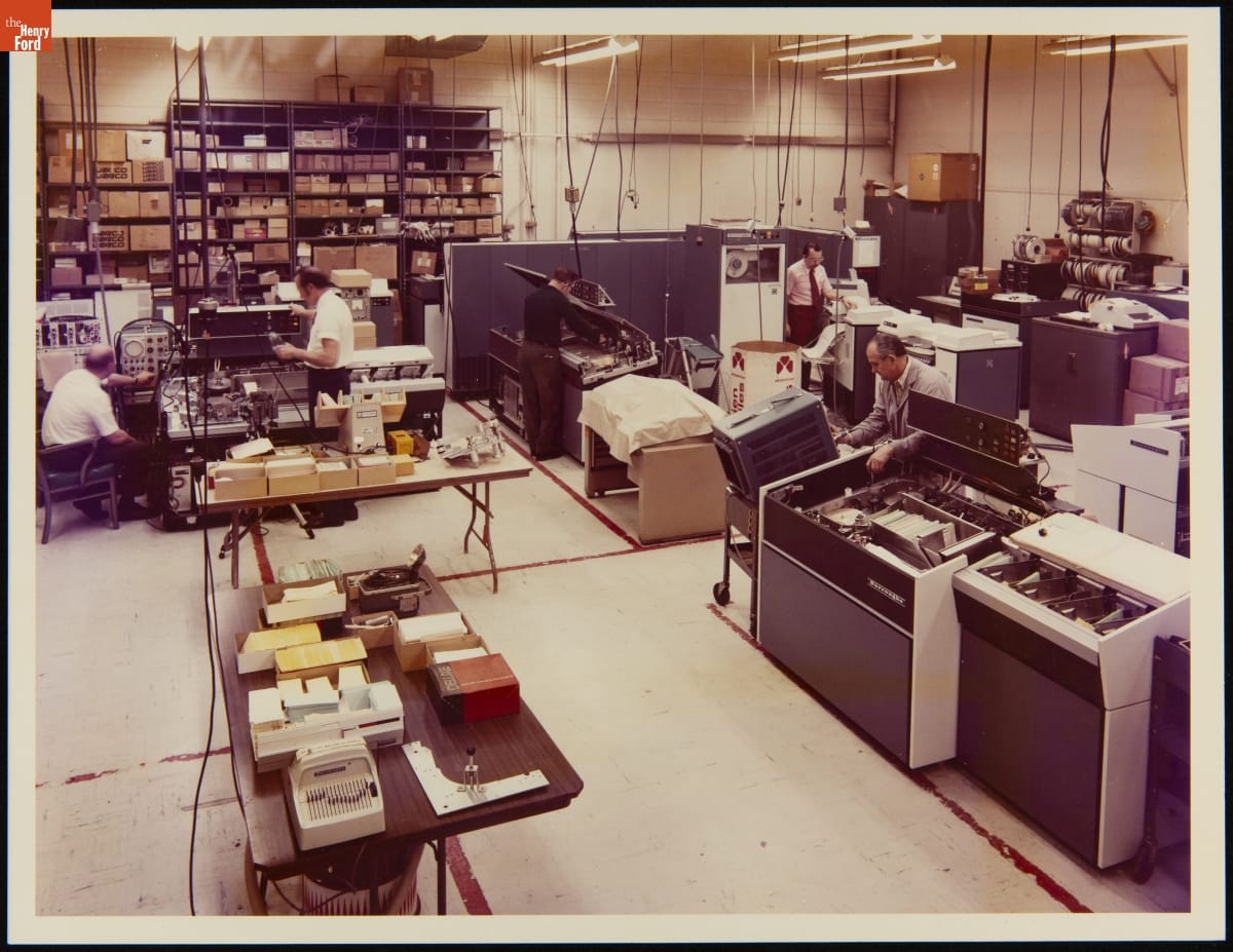 Burroughs Corporation's Employee Production Floor, May 9, 1974