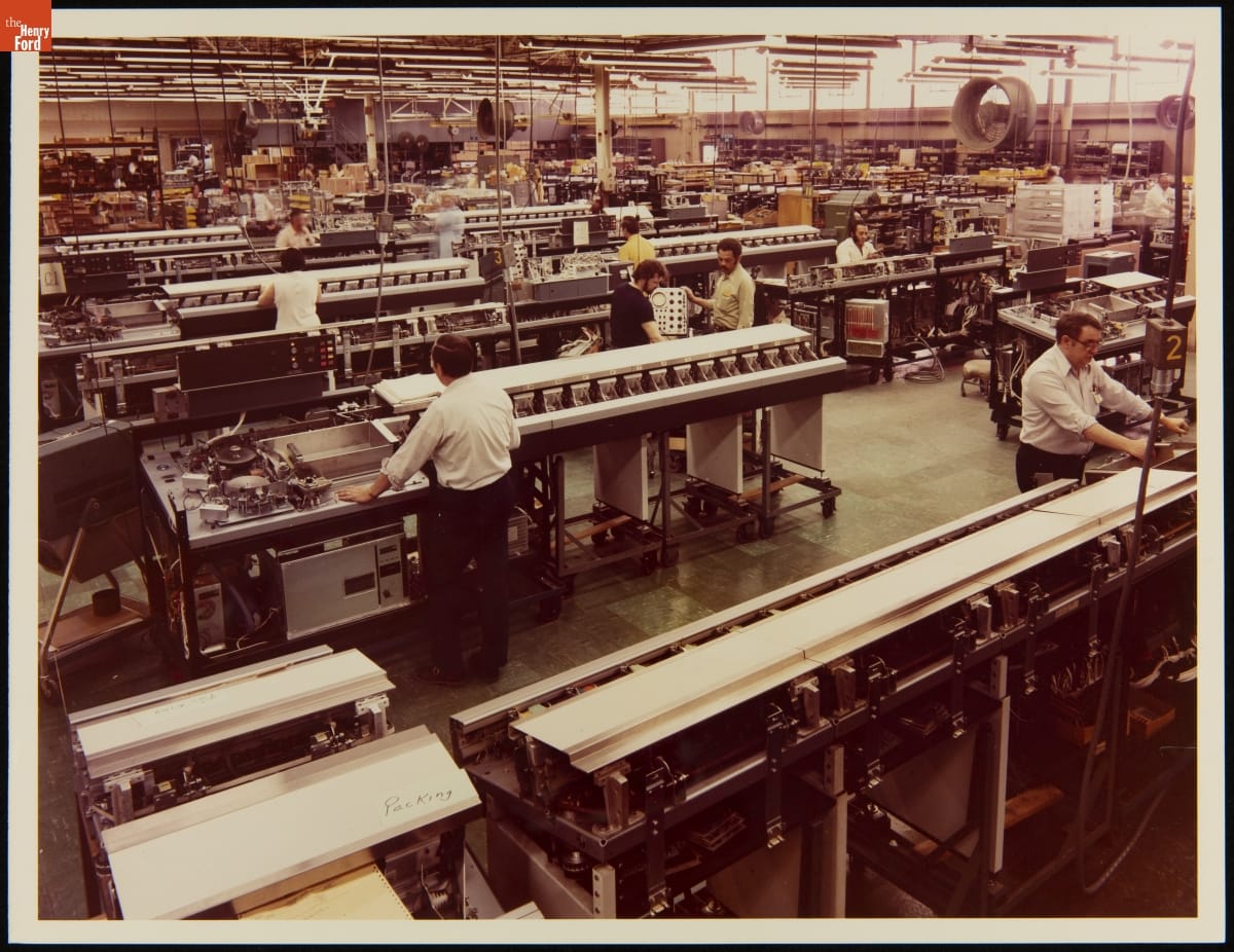 Burroughs Corporation's Employee Production Floor, May 9, 1974