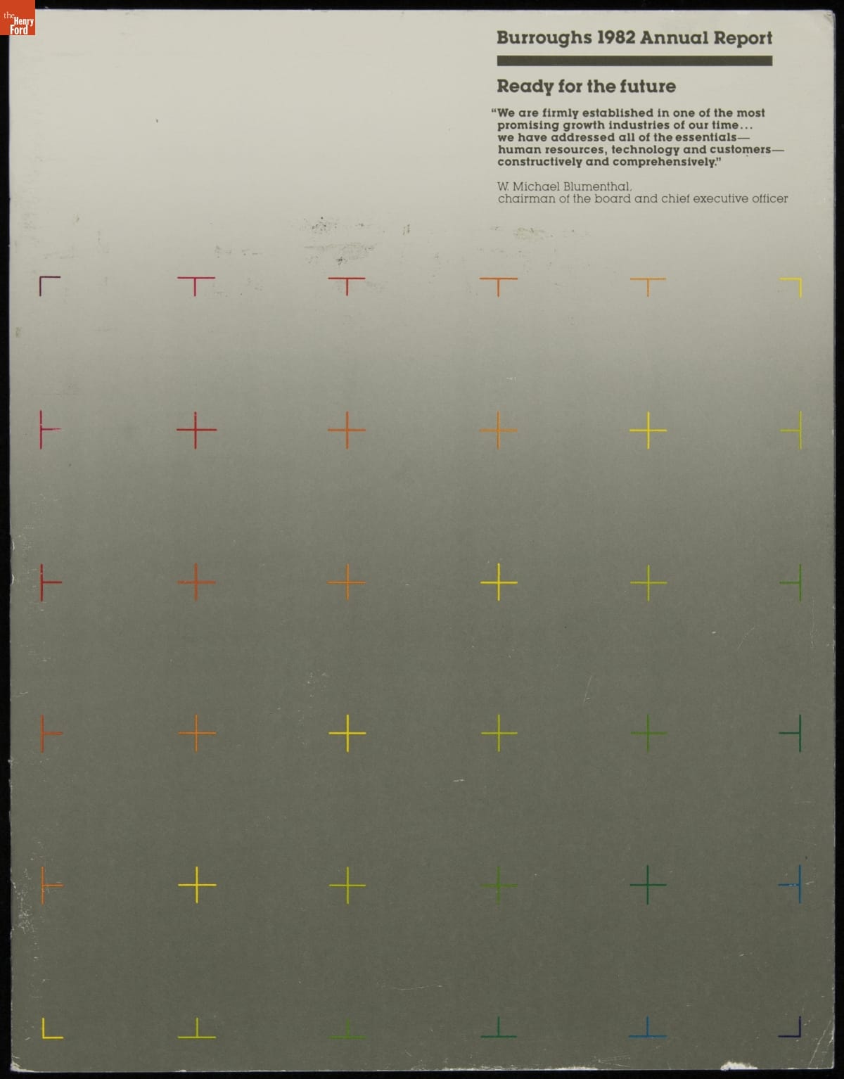 Burroughs Corporation Annual Report, 1982