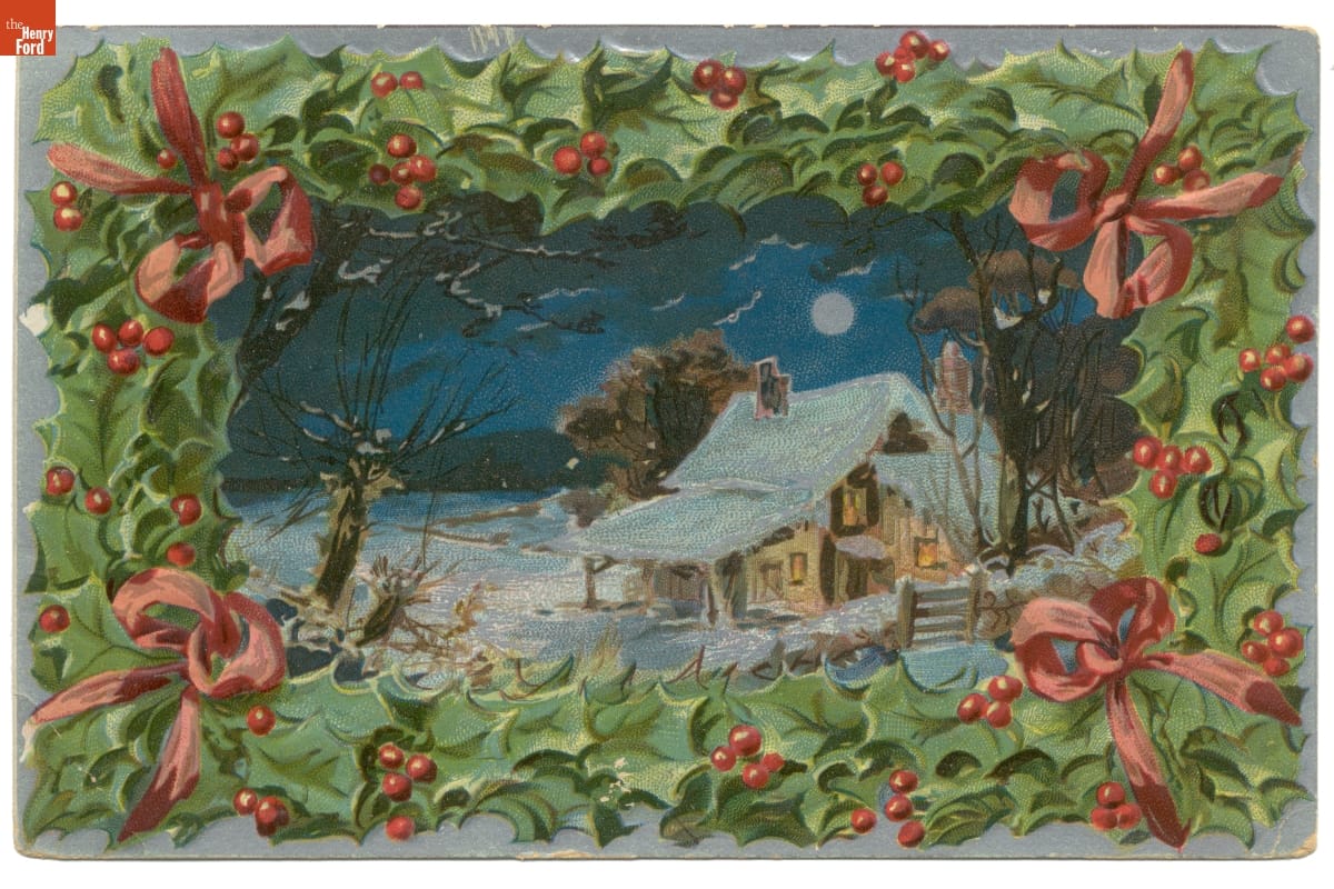 Christmas Greeting Postcard, 1910