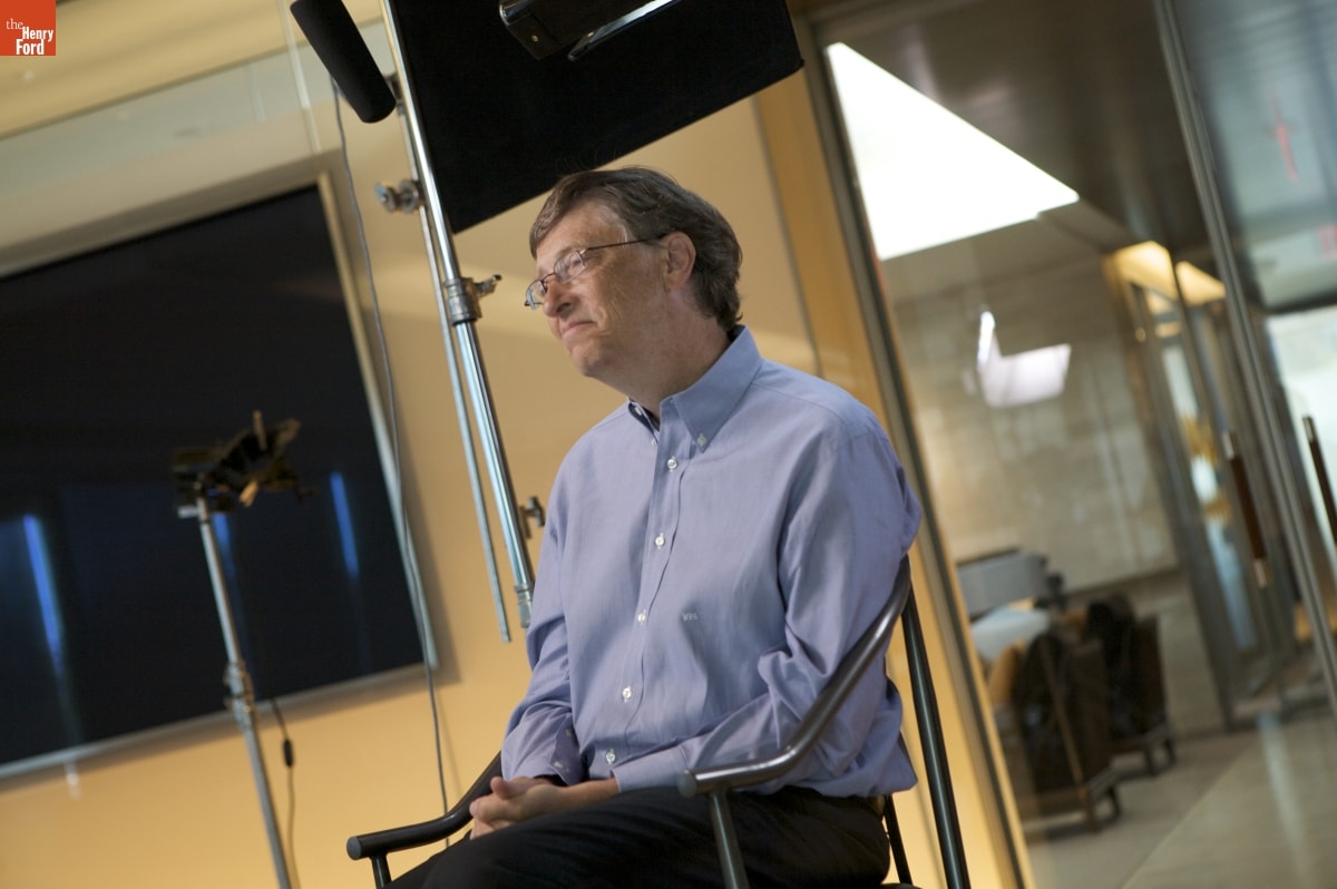 Oral History Interview with Bill Gates, 2009--Photographs--Digital Images--Item 7