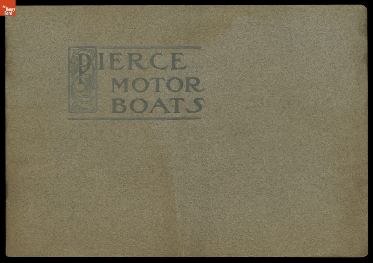 "Pierce Marine Motors and Complete Motor Boats," circa 1910