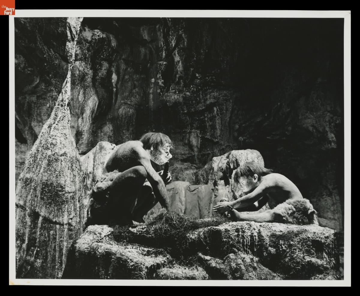 "Primeval World" Scene on the "Magic Skyway" Ride in the Ford Wonder Rotunda at the New York World's Fair, 1964-1965