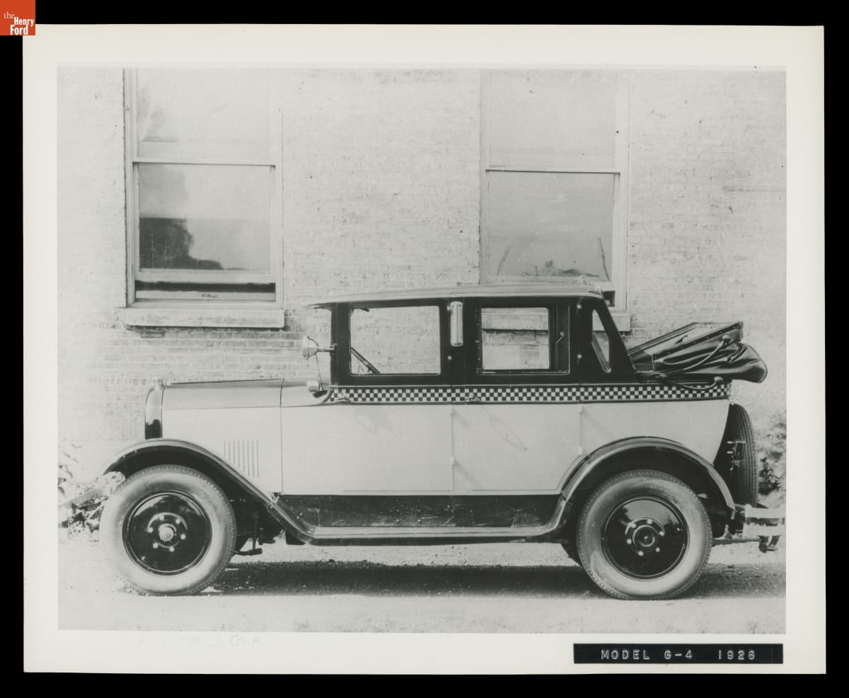 Model G-4 Checker Taxicab, 1926
