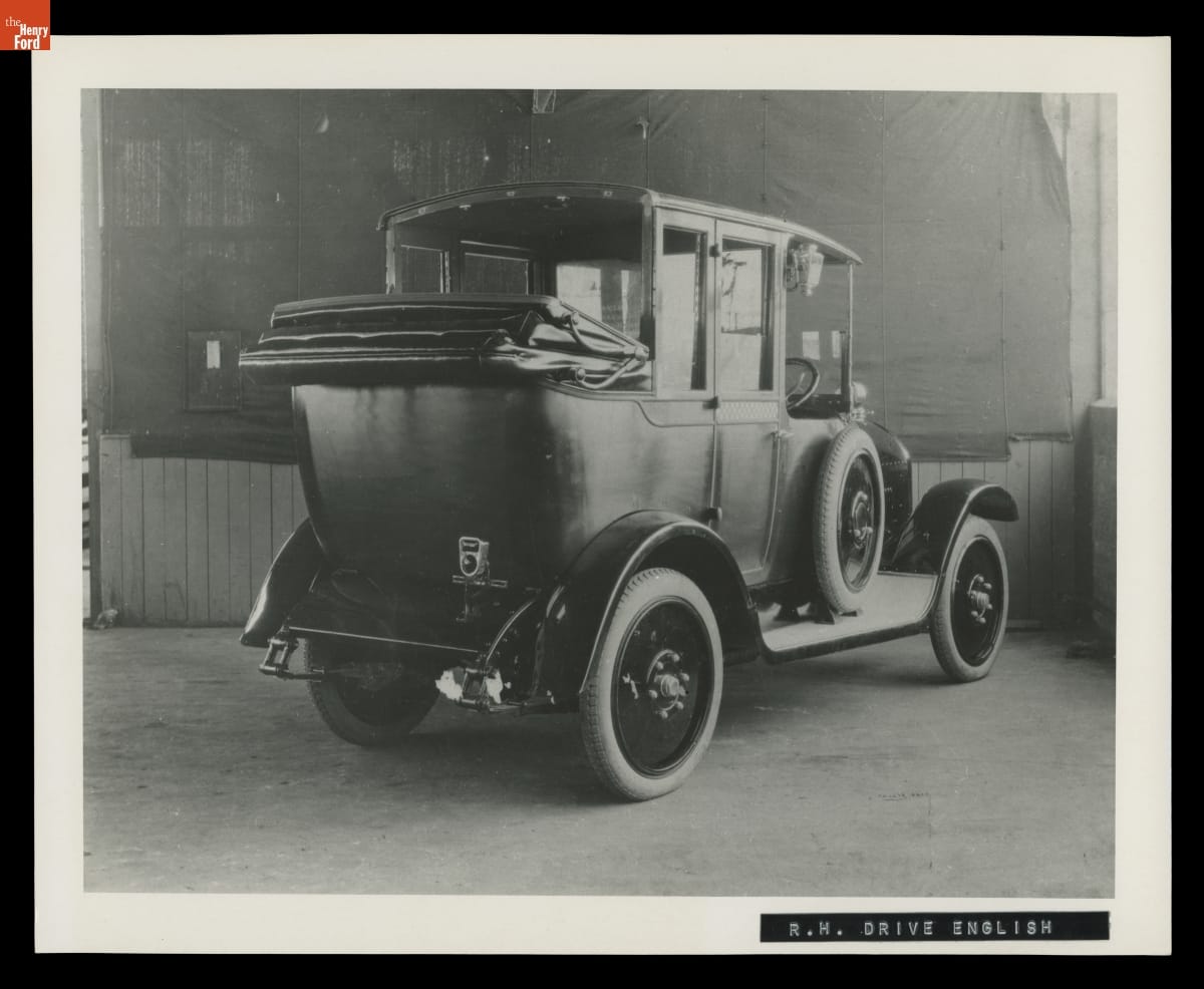 Right-Hand Drive English Taxicab