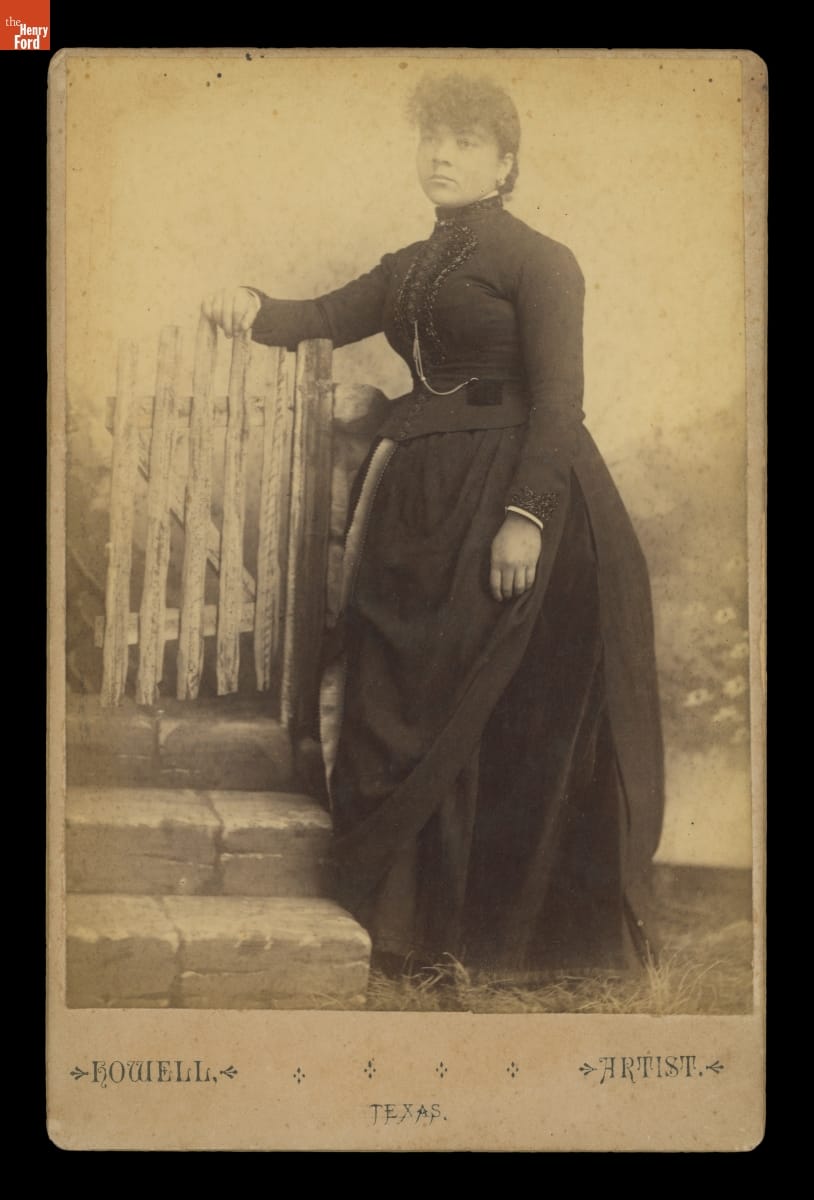 Woman Leaning on a Gate, 1885-1890