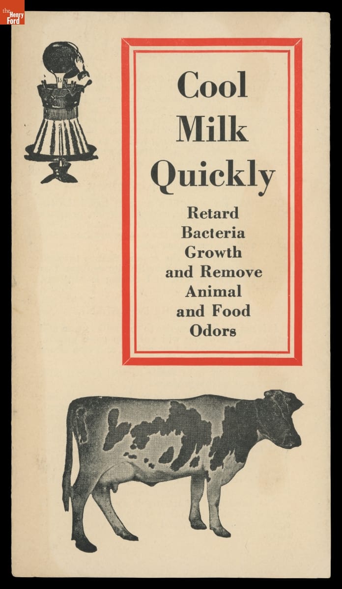 Sales Brochure for the Champion Milk Cooler-Aerator, "Cool Milk Quickly"
