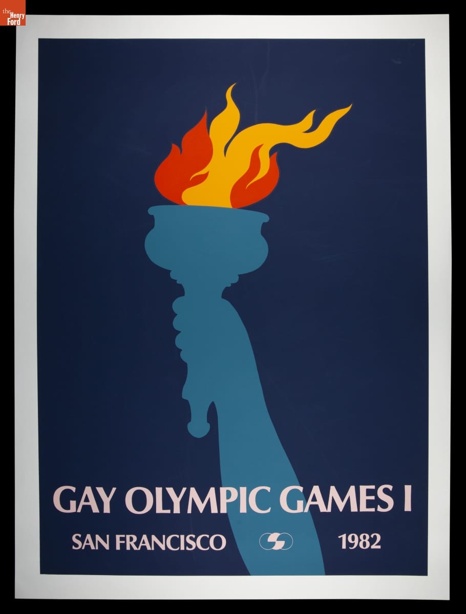 Screen print, "Gay Olympic Games I, San Francisco, 1982"