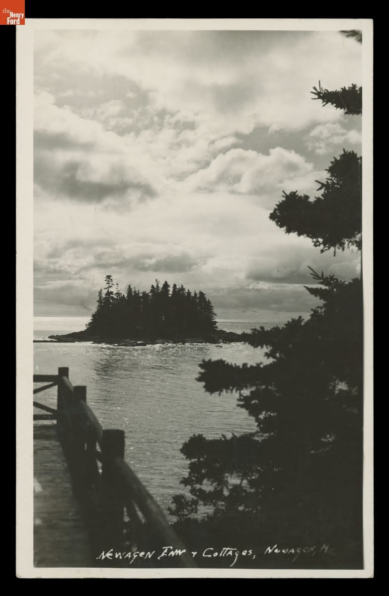 "Newagen Inn & Cottages, Newagen, Me.," Postmarked July 24, 1948