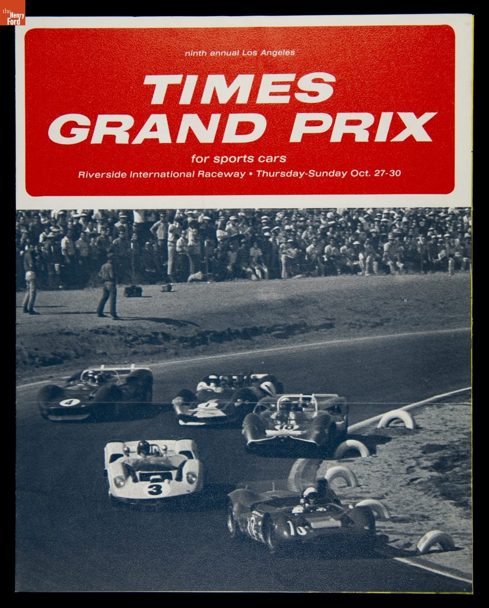 Brochure, Ninth Annual Los Angeles Times Grand Prix for Sports Cars, October 1966