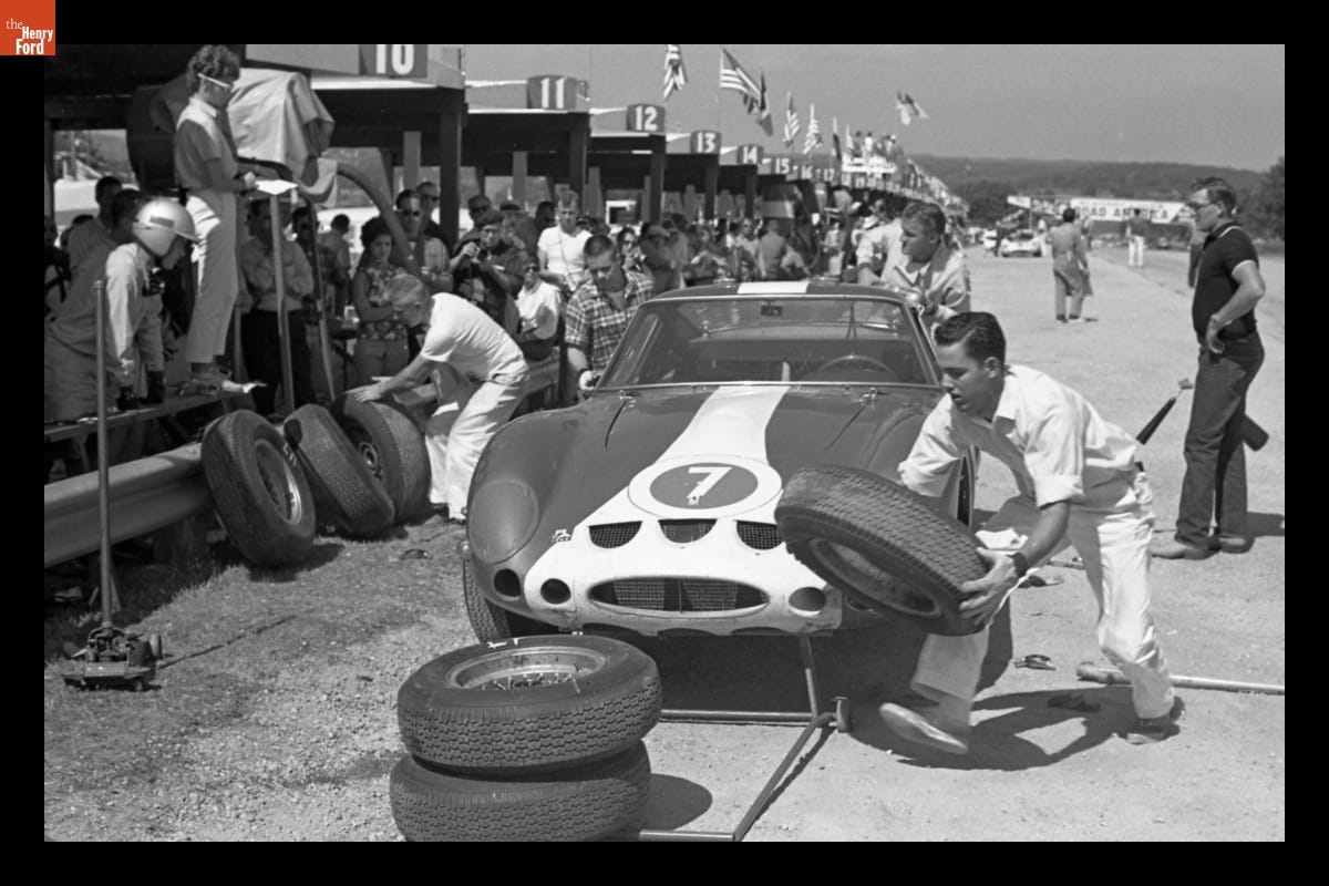 Ferrari 250 GTO Driven by Augie Pabst and Roger Penske in the Road America 500 Race, September 1963