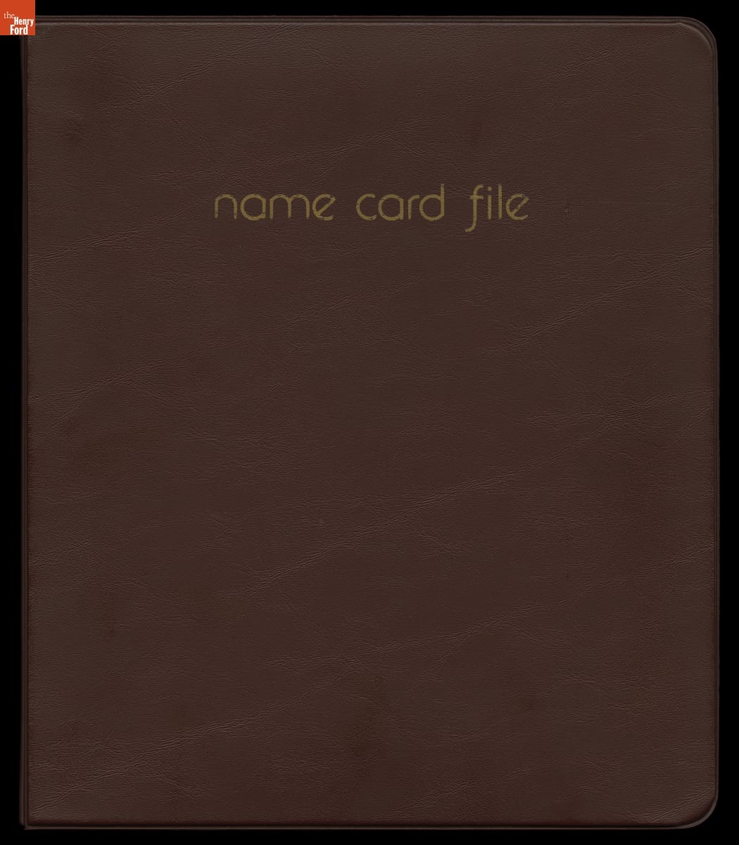 Album of Diner Business Cards Used by Richard J.S. Gutman