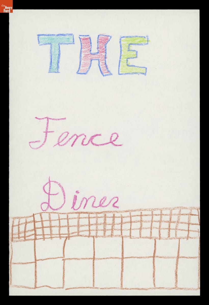 The Fence Diner Menu, April 1, 1995