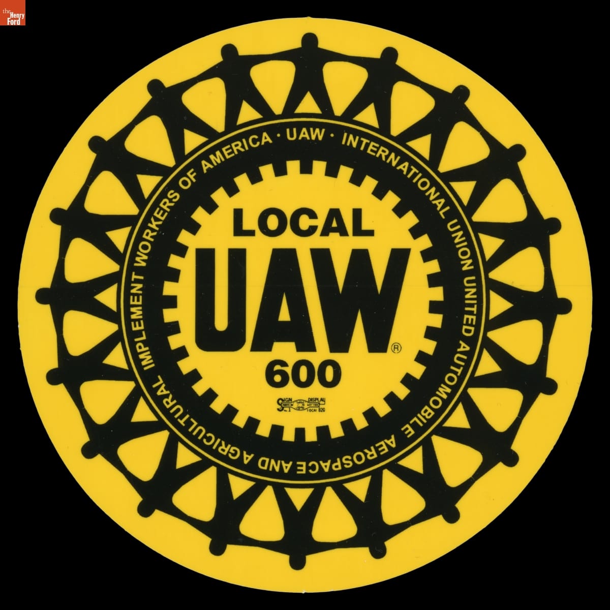 UAW Local 600 Sticker, 2023