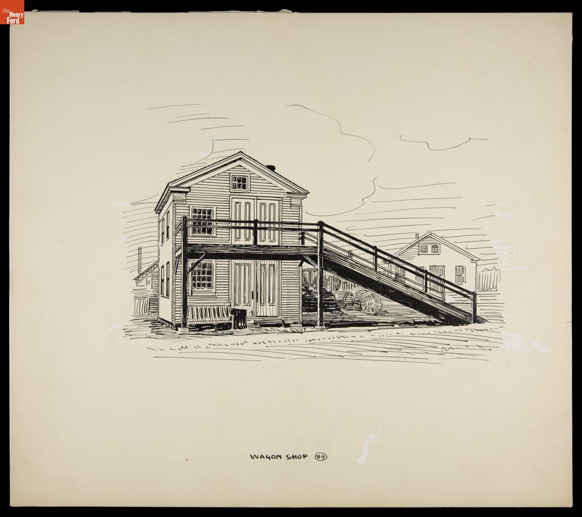 Richart Wagon Shop in Greenfield Village, circa 1945
