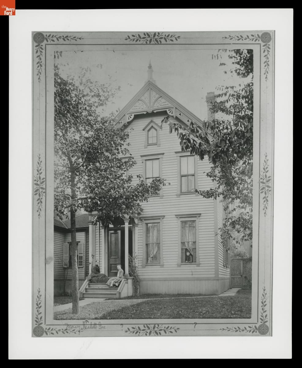 Childhood Home of Helen Gore Doremus, 70 East Alexandrine Avenue, Detroit, Michigan, circa 1890