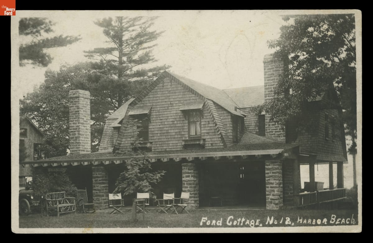 Ford Family Cottage at Harbor Beach, Michigan, September 1921