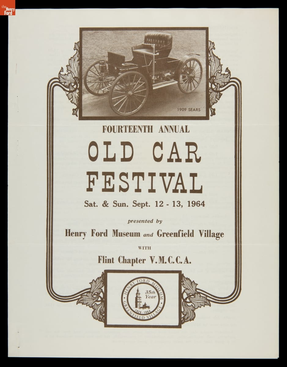 Old Car Festival at Greenfield Village, September 1964