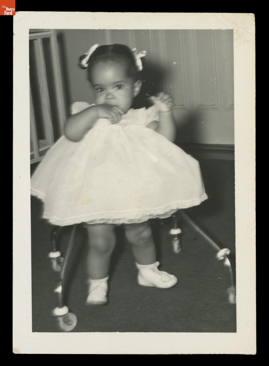 Toddler Jawana Jackson on Baby Jumper